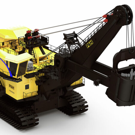 Komatsu 4100C BOSS electric rope shovel