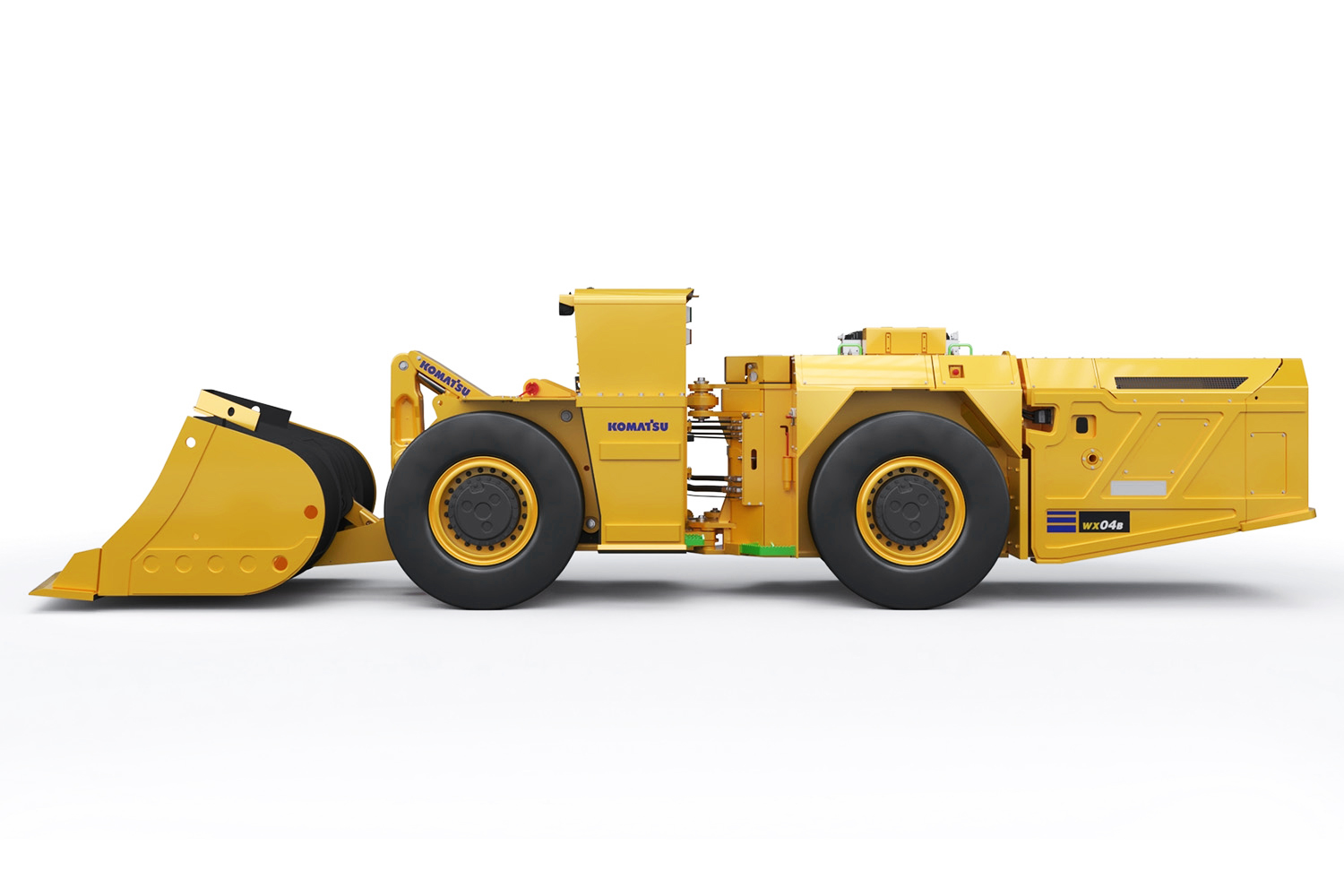 Komatsu WX04B LHD underground hard rock haulage