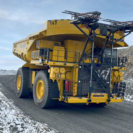 Komatsu 930E-5 electric drive mining truck