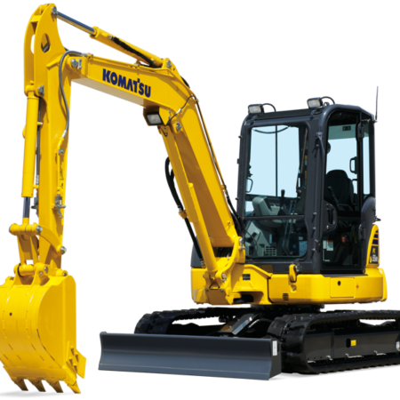 Komatsu PC55MR-5 small excavator